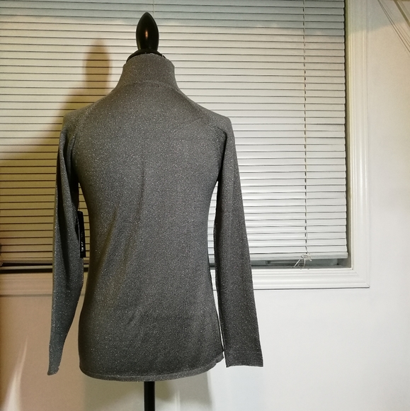 NWT NIC & ZOE Metallic Turtleneck XS - Picture 5 of 8